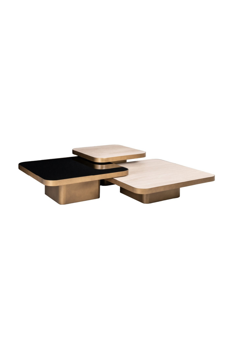 Glass/Ceramic Coffee Table Set (3) | Richmond Interiors Cumulus | Oroatrade.com