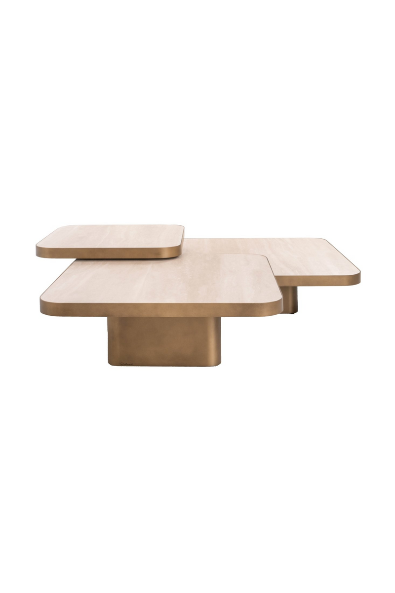 Glass/Ceramic Coffee Table Set (3) | Richmond Interiors Cumulus | Oroatrade.com
