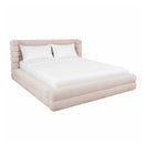 Contract furniture - Cream Channeled Storage Bed - www.oroatrade.com