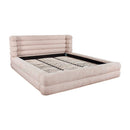 Contract furniture - Cream Channeled Storage Bed - www.oroatrade.com