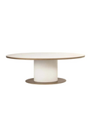 Oval White Ceramic Dining Table | Richmond Interiors Tivoli | Oroatrade.com