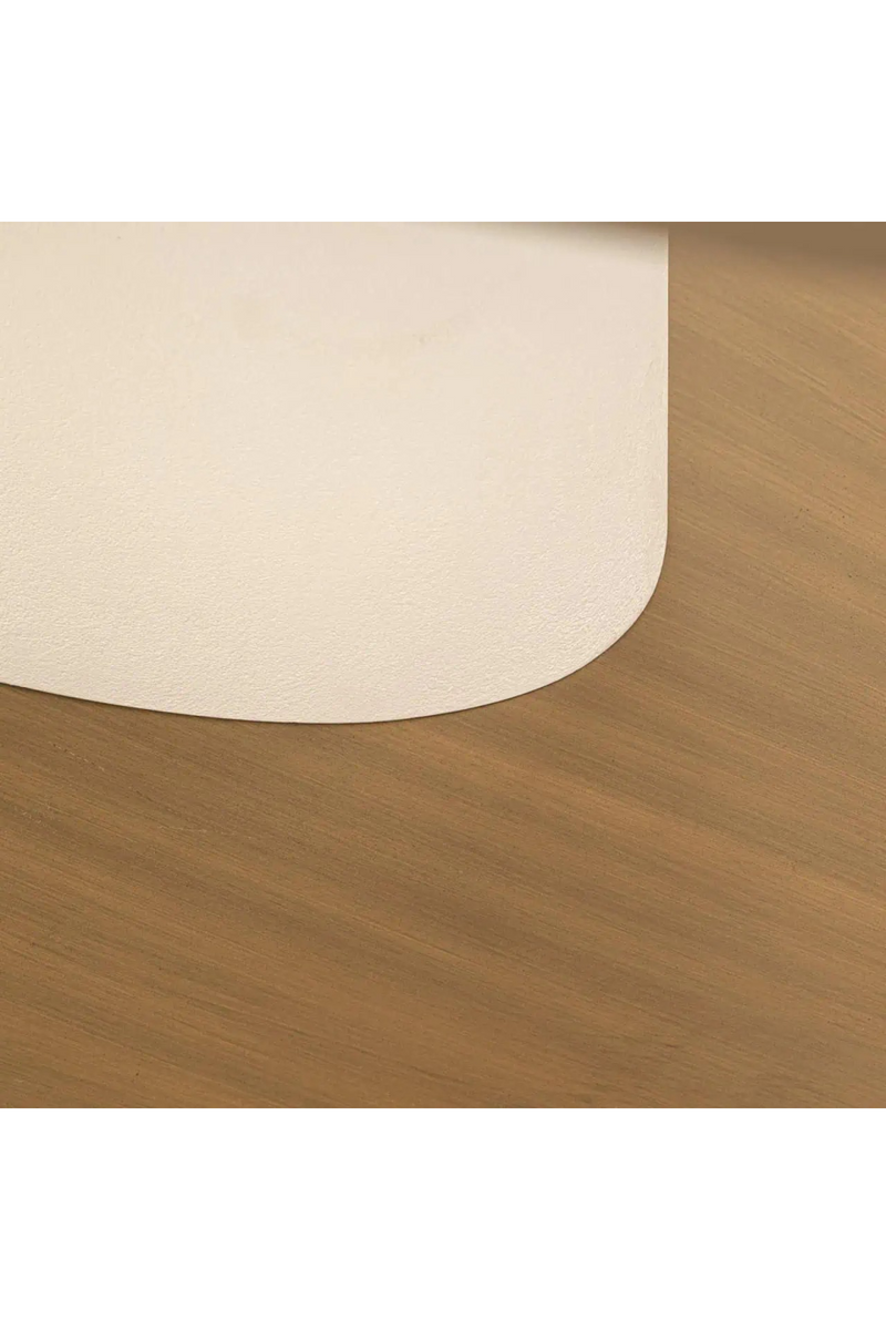 Oval White Ceramic Dining Table | Richmond Interiors Tivoli | Oroatrade.com