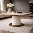 Round White Ceramic Dining Table | Richmond Interiors Tivoli