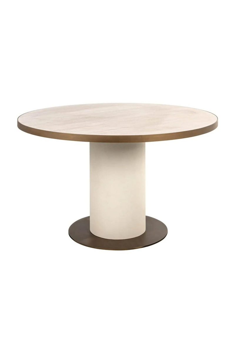 Round White Ceramic Dining Table | Richmond Interiors Tivoli | Oroatrade.com