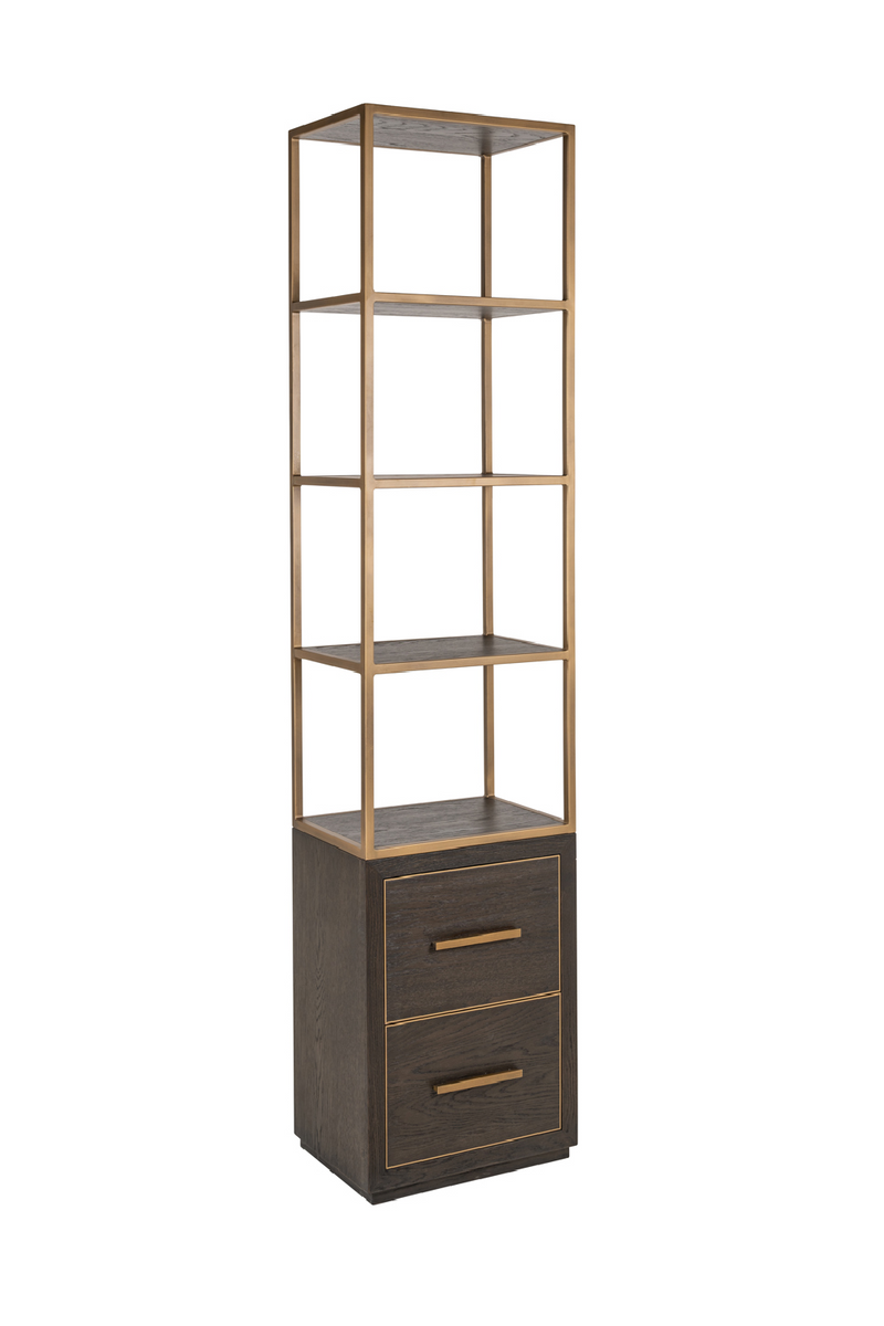 Brown Oak Wall Cabinet | Richmond Interiors Carter | Oroatrade.com