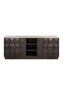 Travertine Top 4-Door Sideboard | Richmond Interiors Claremont | Oroatrade.com