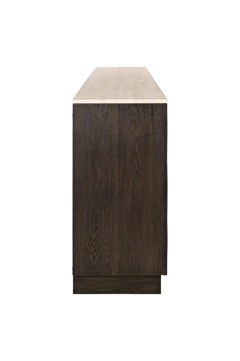 Travertine Top 4-Door Sideboard | Richmond Interiors Claremont | Oroatrade.com