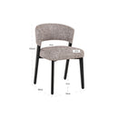 Curved Back Dining Chair | Richmond Interiors Zeno | Oroatrade.com