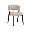 Curved Back Dining Chair | Richmond Interiors Zeno | Oroatrade.com