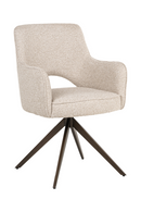 Cut-Out Swivel Dining Armchair | Richmond Interiors Ginerva | Oroatrade.com