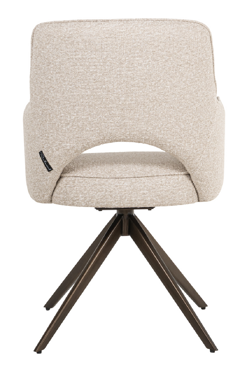 Cut-Out Swivel Dining Armchair | Richmond Interiors Ginerva | Oroatrade.com
