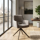 Cut-Out Swivel Dining Armchair | Richmond Interiors Ginerva
