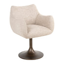 Contract furniture - Upholstered Dining Swivel Chair - www.oroatrade.com
