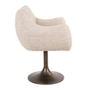 Contract furniture - Upholstered Dining Swivel Chair - www.oroatrade.com
