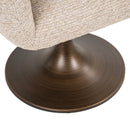 Contract furniture - Upholstered Dining Swivel Chair - www.oroatrade.com