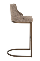 Brown Cantilevered Bar Stool Set (2) | Richmond Interiors Bolton | Oroatrade.com