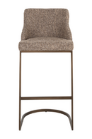 Brown Cantilevered Bar Stool Set (2) | Richmond Interiors Bolton | Oroatrade.com