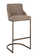 Brown Cantilevered Bar Stool Set (2) | Richmond Interiors Bolton | Oroatrade.com
