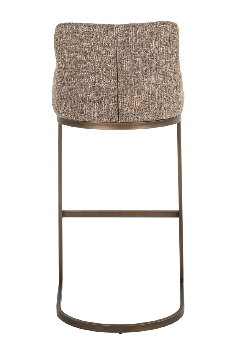 Brown Cantilevered Bar Stool Set (2) | Richmond Interiors Bolton | Oroatrade.com