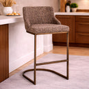 Brown Cantilevered Bar Stool Set (2) | Richmond Interiors Bolton