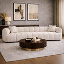 Cream Channeled Sofa | Richmond Interiors Jezebel