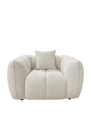 Cream Chunky Lounge Chair | Richmond Interiors Jezebel | Oroatrade.com