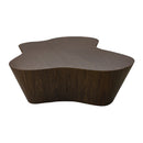 Contract furniture - Organic-Shaped Walnut Coffee Table - www.oroatrade.com