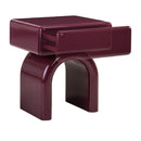 Contract furniture - Modern Arched 1-Drawer Nightstand - www.oroatrade.com