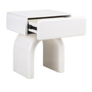 Contract furniture - Modern Arched 1-Drawer Nightstand - www.oroatrade.com