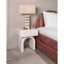 Contract furniture - Modern Arched 1-Drawer Nightstand - www.oroatrade.com