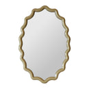 Contract furniture - Gold Wavy Mirror - www.oroatrade.com