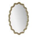 Contract furniture - Gold Wavy Mirror - www.oroatrade.com