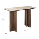 Contract furniture - Brown Ceramic Console Table - www.oroatrade.com