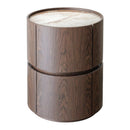 Contract furniture - Round 2-Drawer Nightstand - www.oroatrade.com
