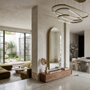 Contract furniture - Gold Arched Mirror - www.oroatrade.com