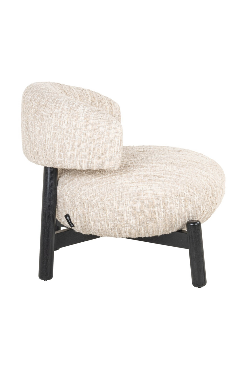 Beige Cushioned Lounge Chair | Richmond Interiors Ornella | Oroatrade.com