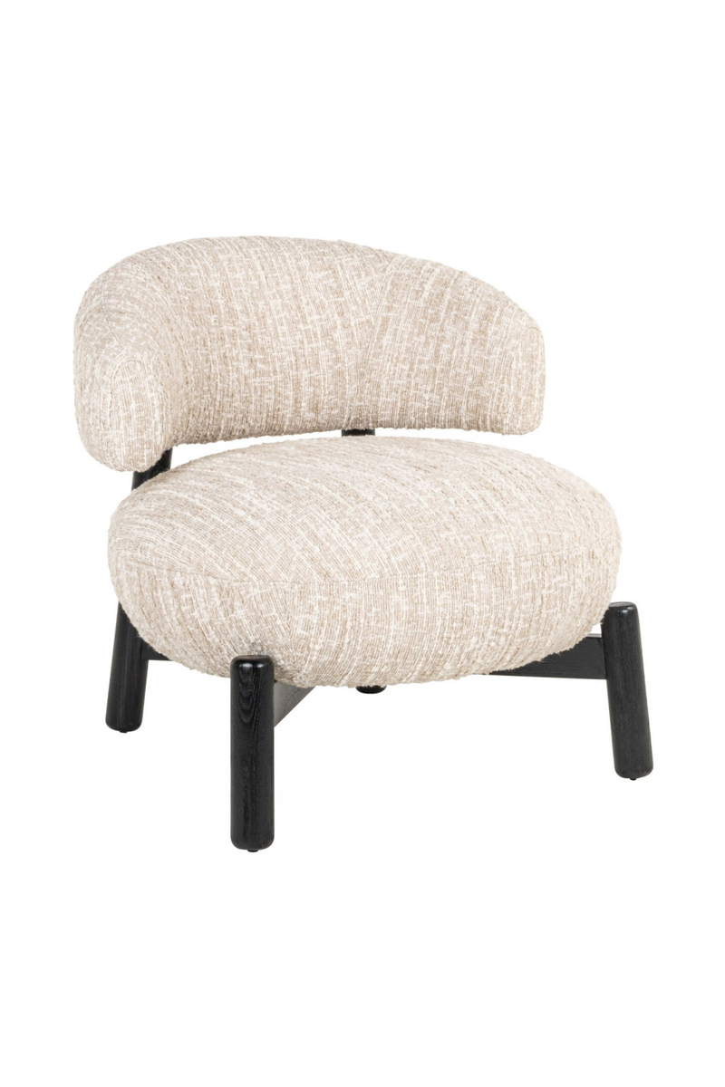 Beige Cushioned Lounge Chair | Richmond Interiors Ornella | Oroatrade.com