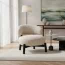 Beige Cushioned Lounge Chair | Richmond Interiors Ornella