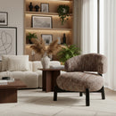 Brown Cushioned Lounge Chair | Richmond Interiors Ornella