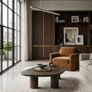 Organic-Shaped Wooden Coffee Table | Richmond Interiors Ellington