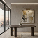 Wooden Organic-Shaped Dining Table | Richmond Interiors Ellington