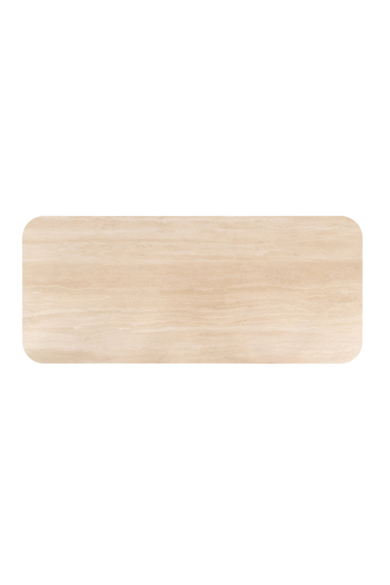 Travertine Ceramic Dining Table | Richmond Interiors Nando | Oroatrade.com