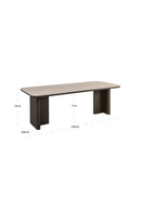 Travertine Ceramic Dining Table | Richmond Interiors Nando | Oroatrade.com