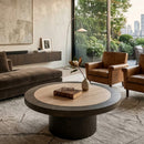Oak Framed Ceramic Coffee Table | Richmond Interiors Nando