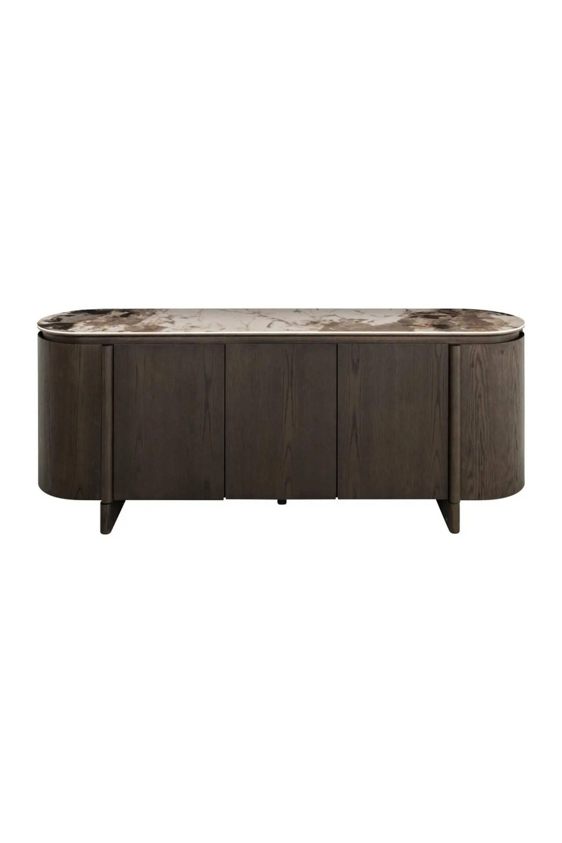 Brown Oak 5-Door Sideboard | Richmond Interiors Langford | Oroatrade.com