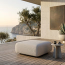 Minimalist Outdoor Ottoman | Richmond Interiors Dawson