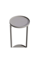 Round Beige Outdoor End Table | Richmond Interiors Reed | Oroatrade.com