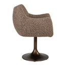 Contract furniture - Upholstered Dining Swivel Chair - www.oroatrade.com