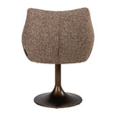 Contract furniture - Upholstered Dining Swivel Chair - www.oroatrade.com