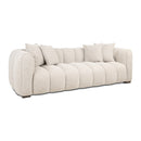 Beige Channeled Modular Sofa | Richmond Interiors Novaro